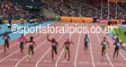 Dafne Scrippers wins the 200 metres Glasgow Diamond League. Photo: David T. Hewitson/Sports for All Pics
